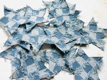 Load image into Gallery viewer, Frayed Denim Star Patch

