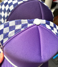 Load image into Gallery viewer, 5 Panel Foam Checkered Mesh Trucker

