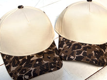 Load image into Gallery viewer, Safari Camo Brim 5 Panel Canvas
