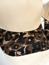 Load image into Gallery viewer, Safari Camo Brim 5 Panel Canvas
