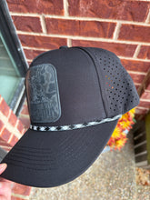 Load image into Gallery viewer, 5 panel Laser hole Rope hat - Water Repellant
