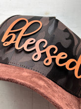 Load image into Gallery viewer, 5 Panel Camo Suede Brim Baseball Cap
