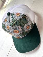 Load image into Gallery viewer, 5 panel Daisy Jacquard Suede Brim
