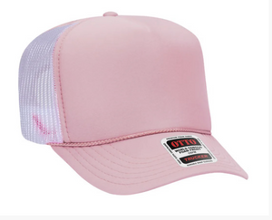 Pink/White Back Split Otto High Crown