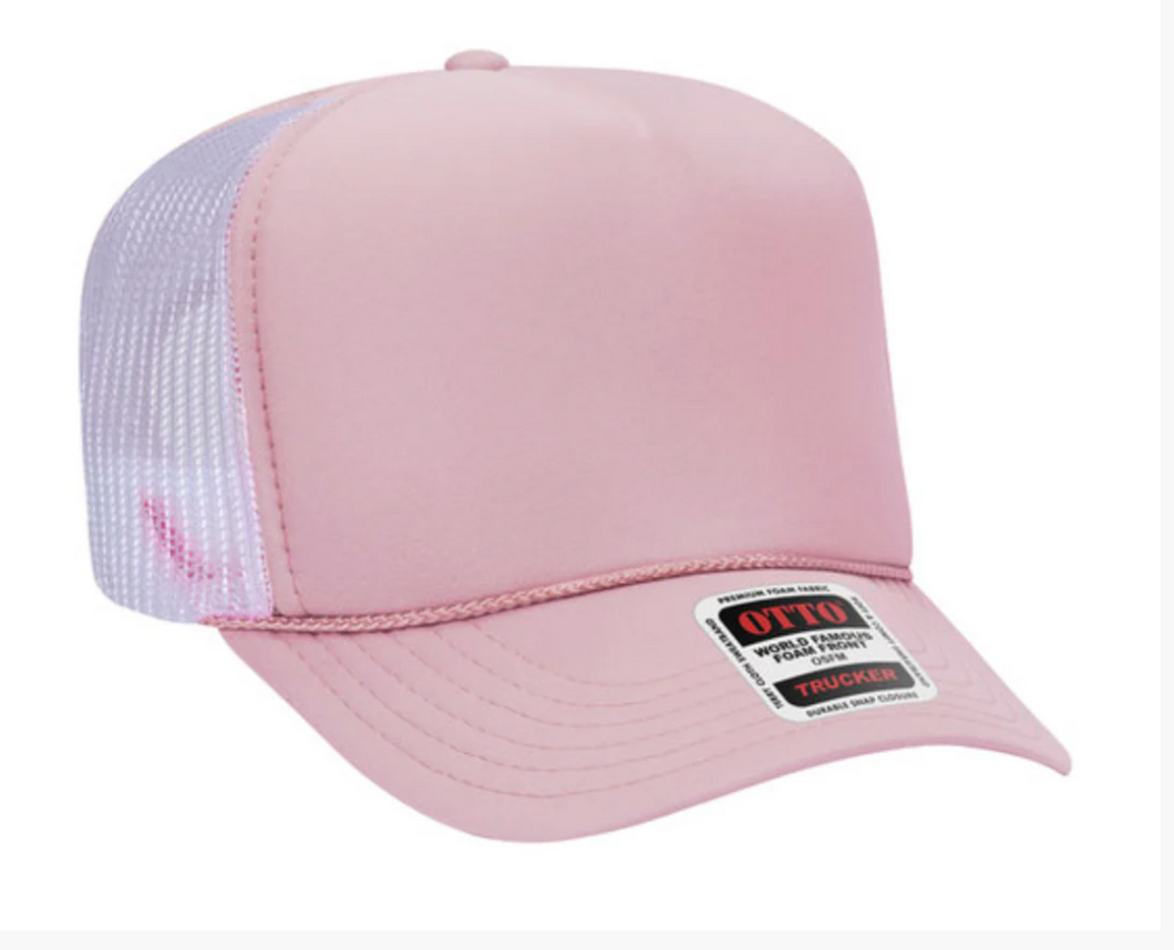 Pink/White Back Split Otto High Crown