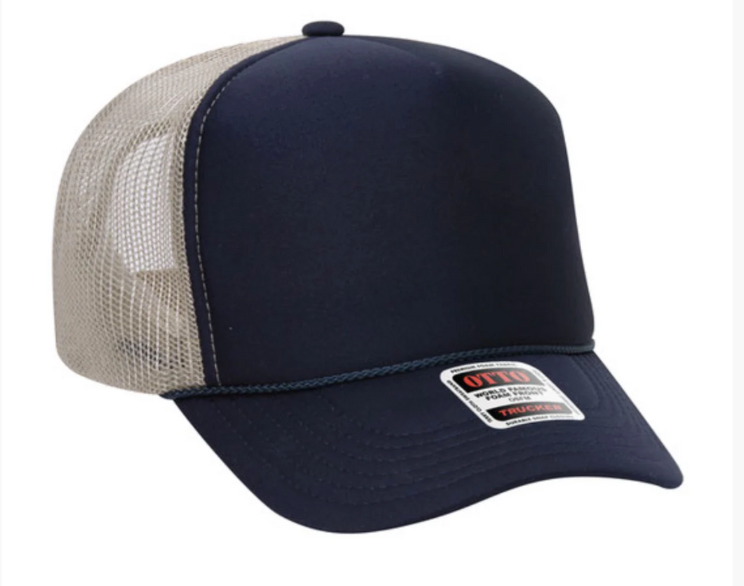 Navy/Khaki Back Split Otto High Crown