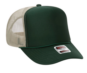 Dark Green/Khaki Back Split Otto High Crown
