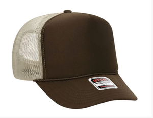 Dark Brown/Khaki Back Split Otto High Crown