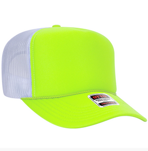Neon Yellow/White Otto High Crown