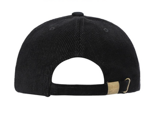 Corduroy 6 panel Buckle Hat