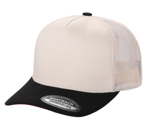 5 Panel Suede Bill with Mesh Back