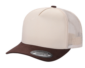 5 Panel Suede Bill with Mesh Back