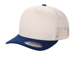 5 Panel Suede Bill with Mesh Back
