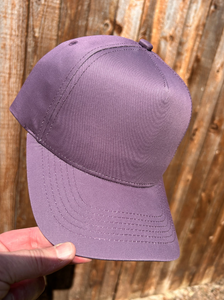 Solid Purple Bball Cap