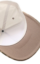 Load image into Gallery viewer, Natural 5 Panel Canvas Camo Brim (3 colors)
