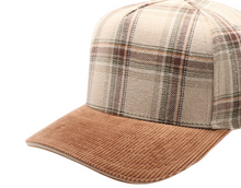 Load image into Gallery viewer, 5 Panel Plaid Sandwich Visor
