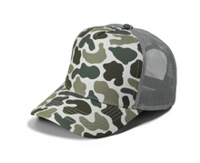 Load image into Gallery viewer, 5 Panel Duck Camo Meshback
