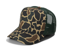 Load image into Gallery viewer, 5 Panel Duck Camo Meshback
