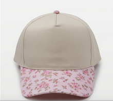 Load image into Gallery viewer, Floral Print Brim 5 Panel
