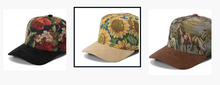 Load image into Gallery viewer, 5 Panel Jacquard Suede Brim
