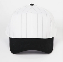 Load image into Gallery viewer, Pinstripe 2 Tone Bball Cap
