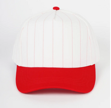 Load image into Gallery viewer, Pinstripe 2 Tone Bball Cap
