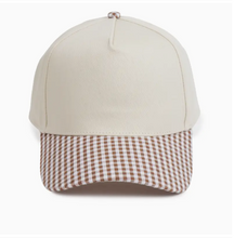 Load image into Gallery viewer, 5 panel canvas Gingham Brim
