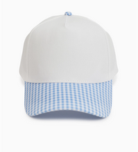 Load image into Gallery viewer, 5 panel canvas Gingham Brim
