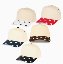 Load image into Gallery viewer, 5 Panel CC Big Polka Dot Canvas
