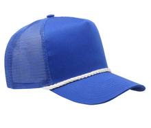 Load image into Gallery viewer, Cobra 5 panel Cotton Twill Front 7 MM Rope
