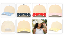 Load image into Gallery viewer, C.C Star Pattern on Brim Two Tone Trucker Hat (6 colors)
