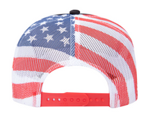 Load image into Gallery viewer, Otto High Crown Flag Mesh Foam Trucker
