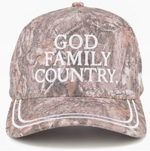 Load image into Gallery viewer, C.C God Family Country Letter Two Tone Trucker Hat
