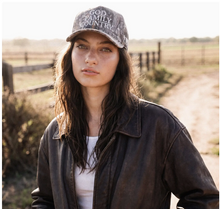 Load image into Gallery viewer, C.C God Family Country Letter Two Tone Trucker Hat
