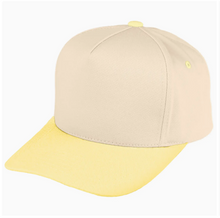 Load image into Gallery viewer, C.C Two Tone Canvas Trucker: Butter Yellow
