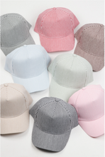 Load image into Gallery viewer, Pinstripe 5 Panel Bball Cap
