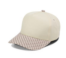 Load image into Gallery viewer, 5 Panel Suede Block-Check Brim - 2 colors!
