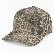 Load image into Gallery viewer, C.C Leopard Pattern All Over Trucker Hat: Beige
