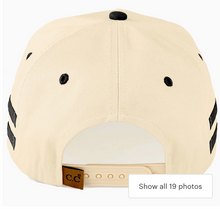 Load image into Gallery viewer, C.C Two Bold Stripes Side Two Tone Trucker Cap
