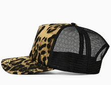 Load image into Gallery viewer, C.C Leopard with Mesh Back Trucker Hat - Padded front!
