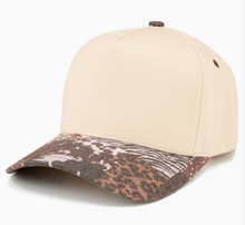 Load image into Gallery viewer, C.C Canvas Mixed Animal Print Brim
