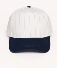 Load image into Gallery viewer, Pinstripe 2 Tone Bball Cap
