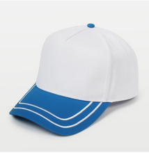 Load image into Gallery viewer, Retro Stripe Brim 5 Panel
