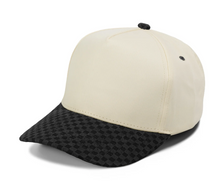 Load image into Gallery viewer, 5 Panel Suede Block-Check Brim - 2 colors!
