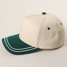 Load image into Gallery viewer, Double Stitched Plain Two Tone Canvas Cotton Trucker Hat
