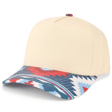 Load image into Gallery viewer, C.C South Western Aztec Pattern Bill: Navy
