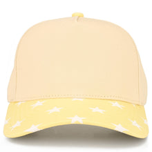 Load image into Gallery viewer, C.C Star Pattern on Brim Two Tone Trucker Hat (3 colors)
