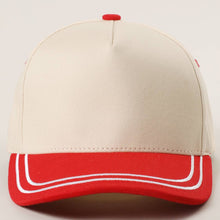 Load image into Gallery viewer, Double Stitched Plain Two Tone Canvas Cotton Trucker Hat
