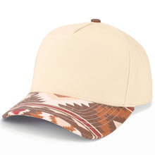 Load image into Gallery viewer, C.C South Western Aztec Pattern Bill: Brown

