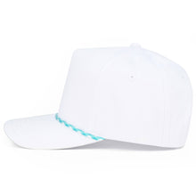 Load image into Gallery viewer, C.C Solid with Two Tone Rope Trucker Hat: Mint

